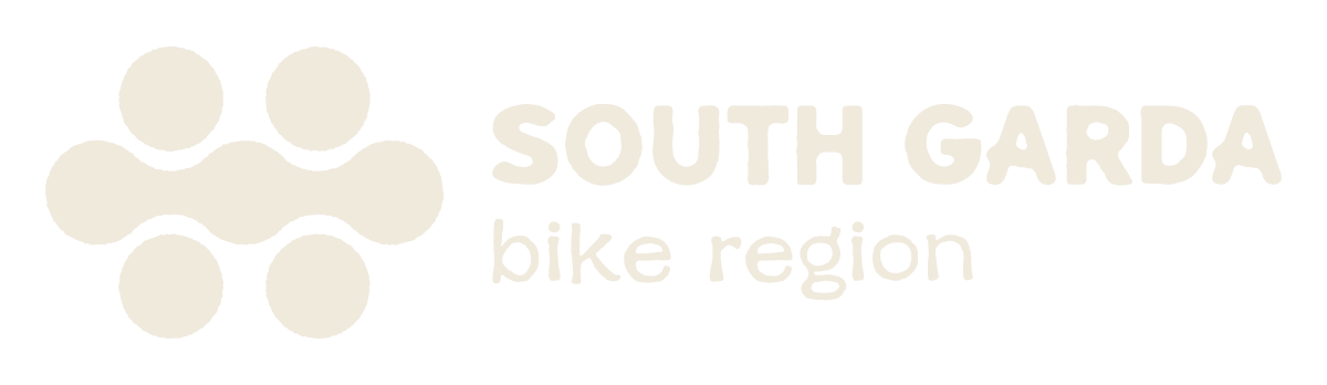 South Garda Bike Region White Horizontal Logo